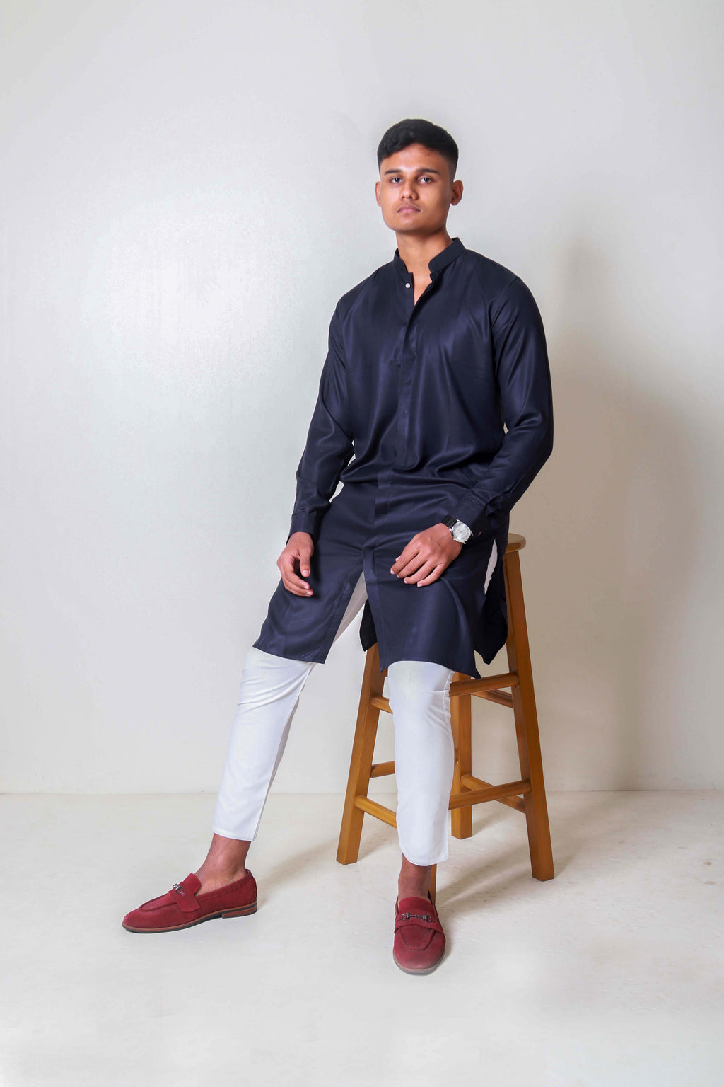 Midnight blue Kurta