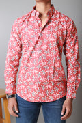 Orange Floral Shirt